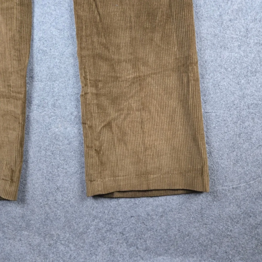 Vintage Levi's Sta-Prest Slacks Young Men 34x30 Brown Corduroy Pants Flare 70s